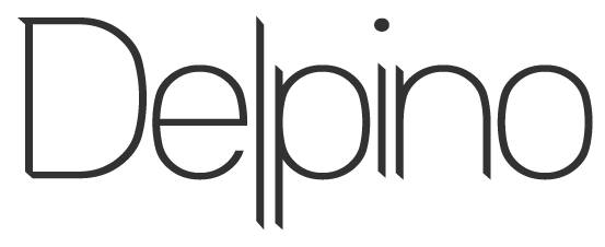 Logotipo oficial de Delpino SAS, expertos en soluciones integrales para el jardín.