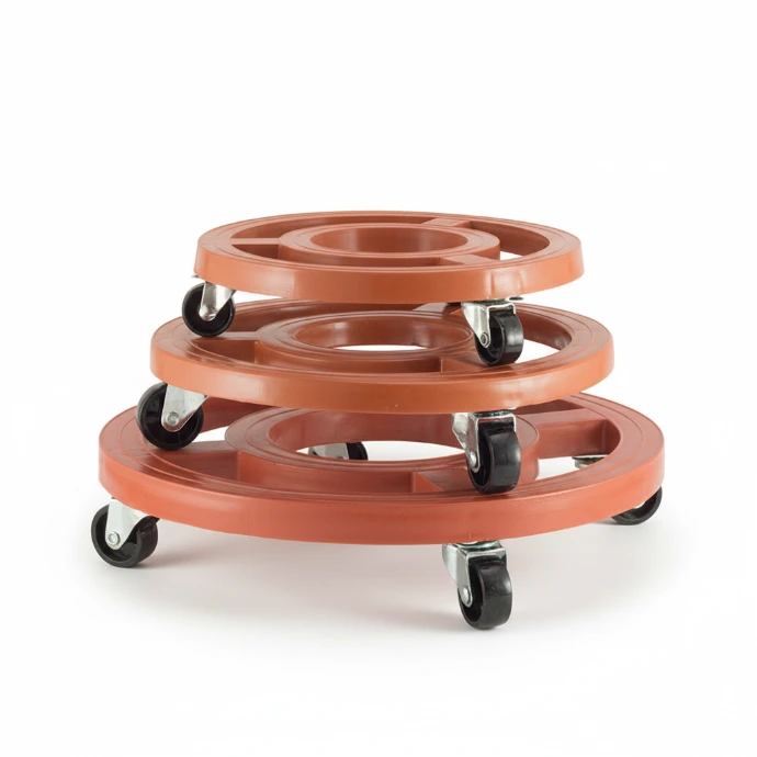 Bases de plástico para decoración de hogar y poner las materas encima.